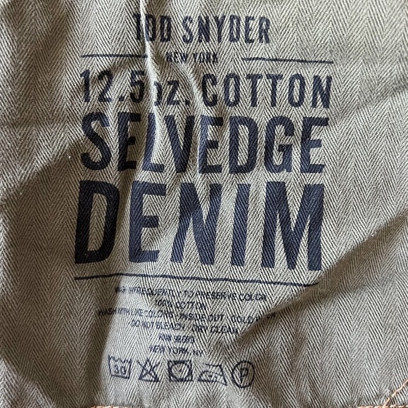 Todd Snyder Slim Fit Selvedge Patch and Repair Jean | 28/32 NWT - Picture 11 of 14